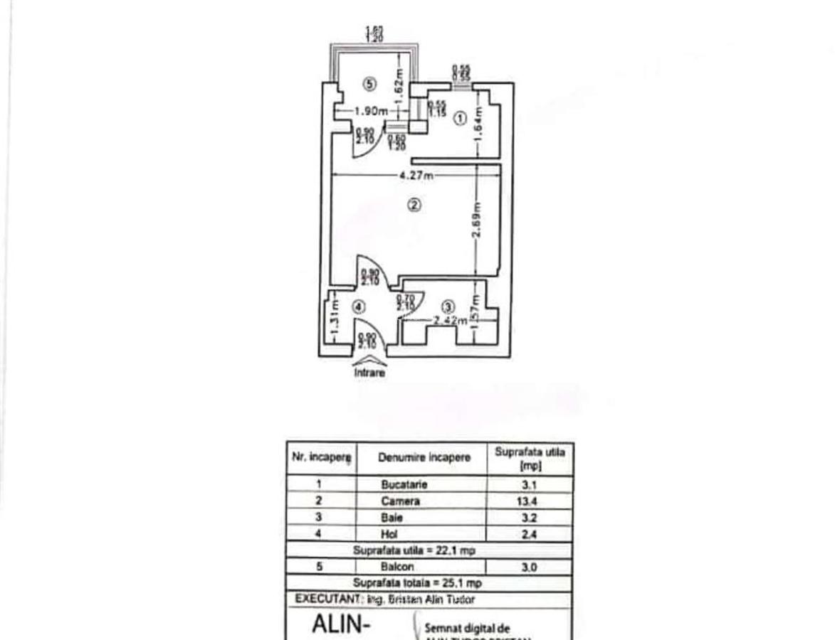 Garsoniera etajul 1- Frumoasa - 6