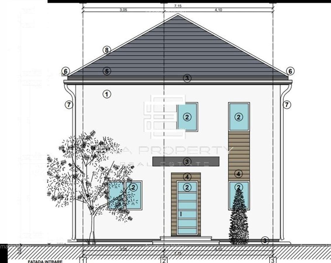 Duplex 4 Camere teren 300 mp  -Locație Centrală, Sura Mică - 5