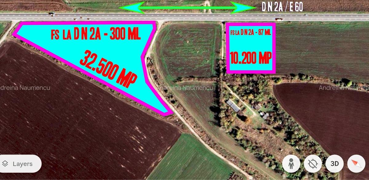 Teren de inchiriat 10200 mp DN2A E60 Mihail Kogalniceanu - 3