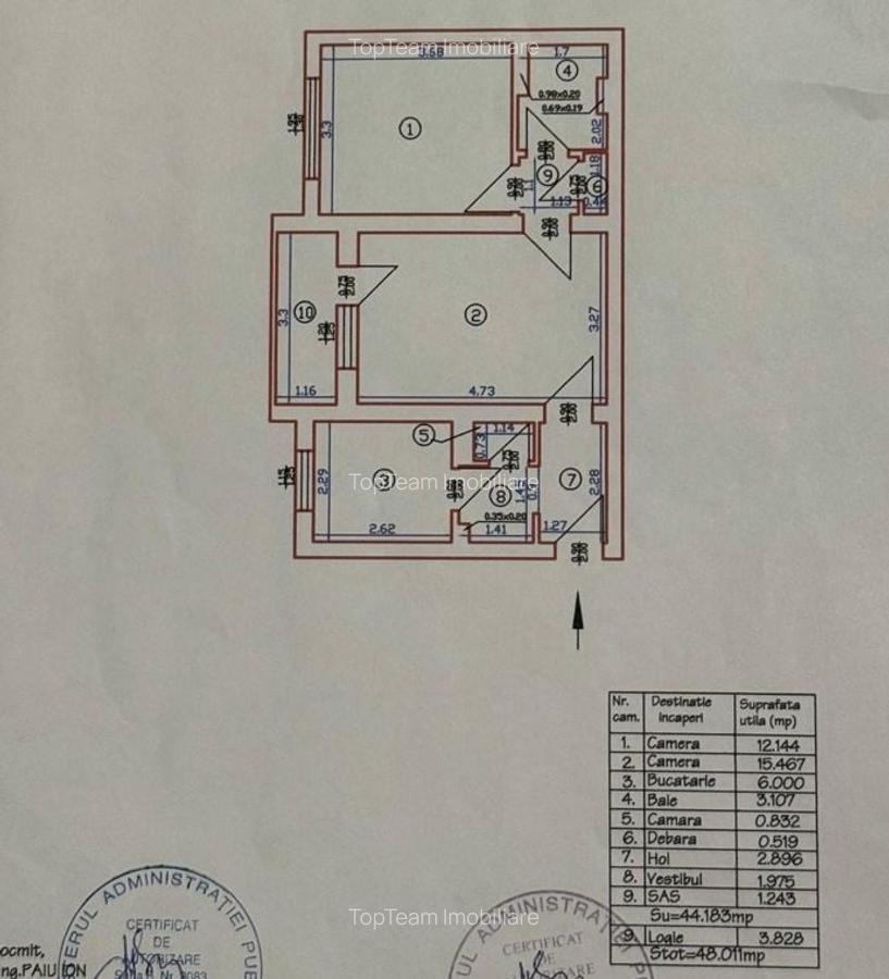 Apartament cu 2 camere în Drumul Taberei - 1