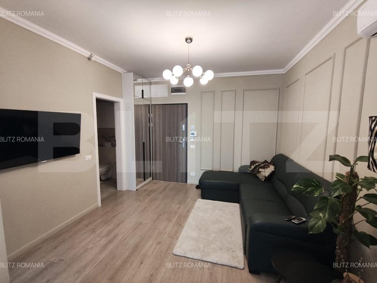 Apartament cu 2 camere, mobilat lux terasa 40 m deasupra +parcare zona Ceyrat - 2