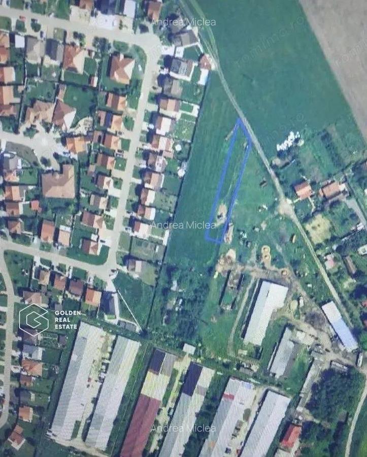 Teren intravilan, 1000 mp in Arad, langa Westfield, comision 0% - 2