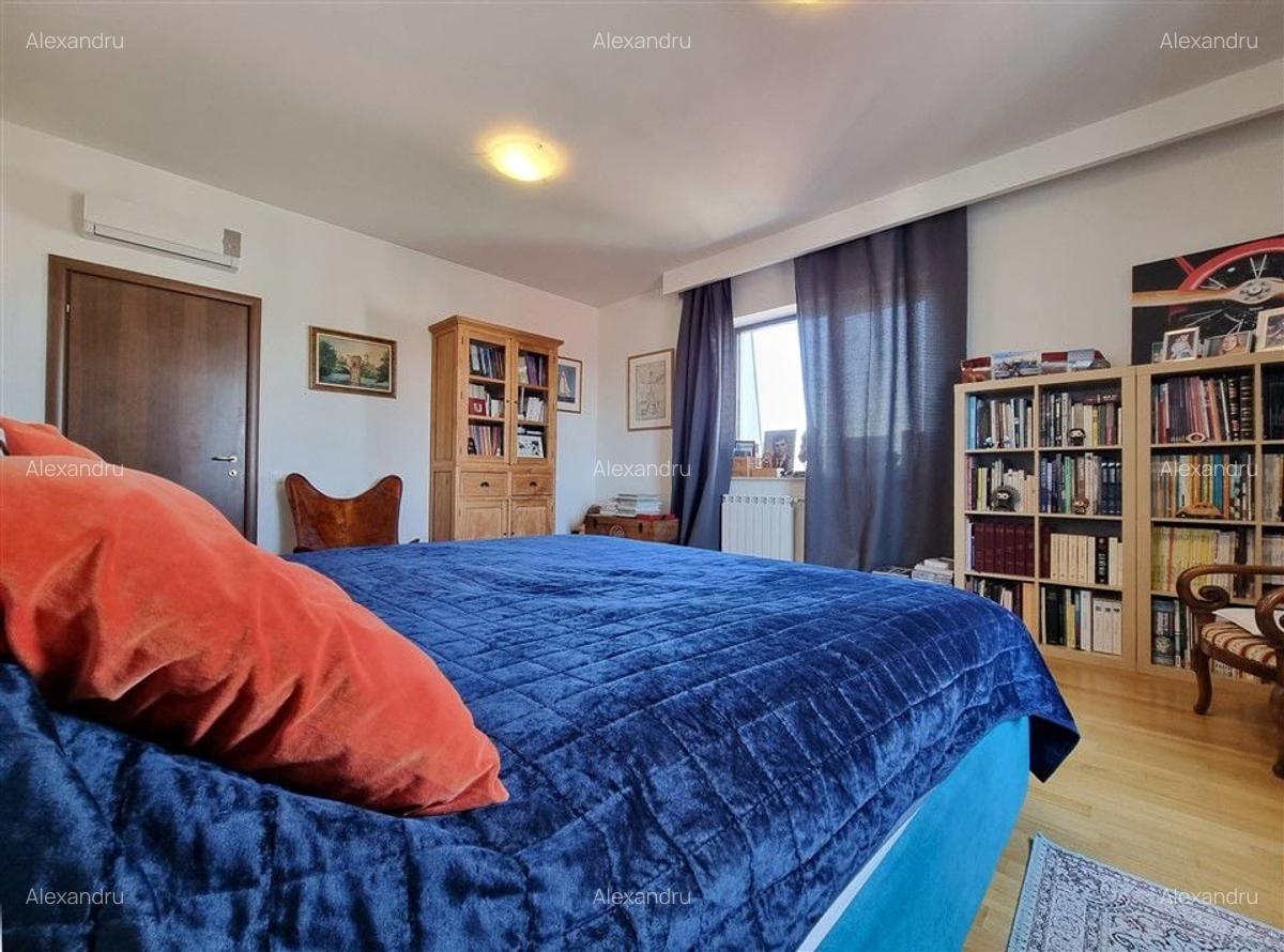 Penthouse cu 5 camere decomandat, mobilat în Kiseleff - 25