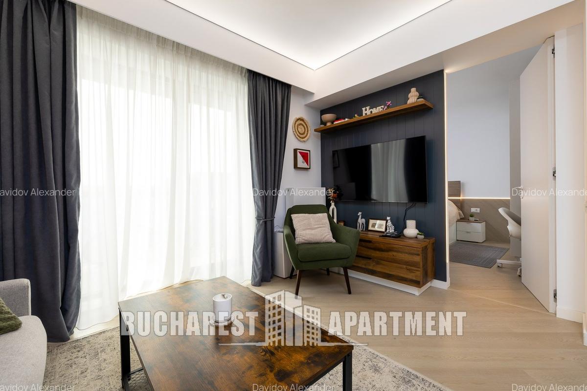 Apartament cu 2 camere semidecomandat, mobilat în Pipera - 2