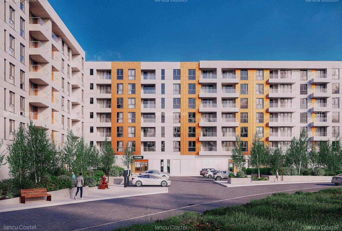 Studio modern 44.85 mp - Bloc Nou - METROU BERCENI 3 min - 4
