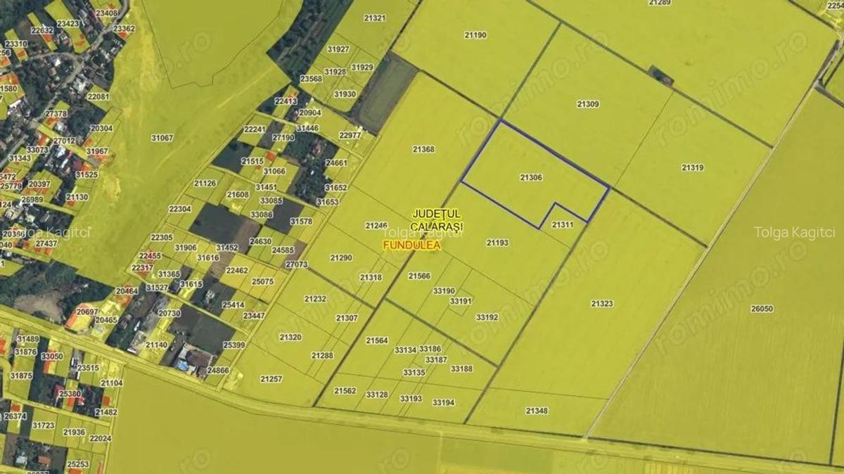 TEREN INTRAVILAN FUNDULEA 63.000 MP , jUD. CALARASI DE VANZARE - 1