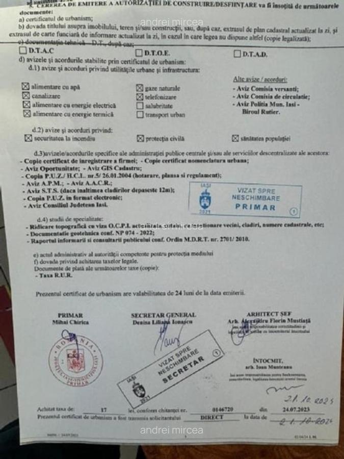 Teren la stradă 1200 m2 - 2