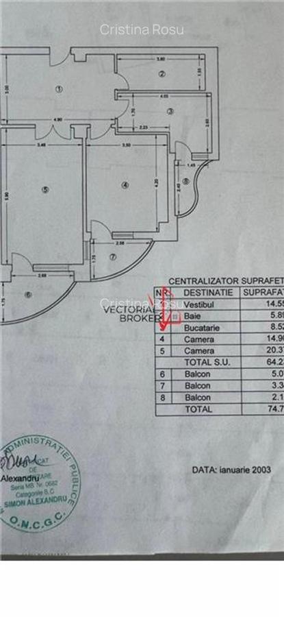 2 Camere, Bd.Unirii,  stradal - 9