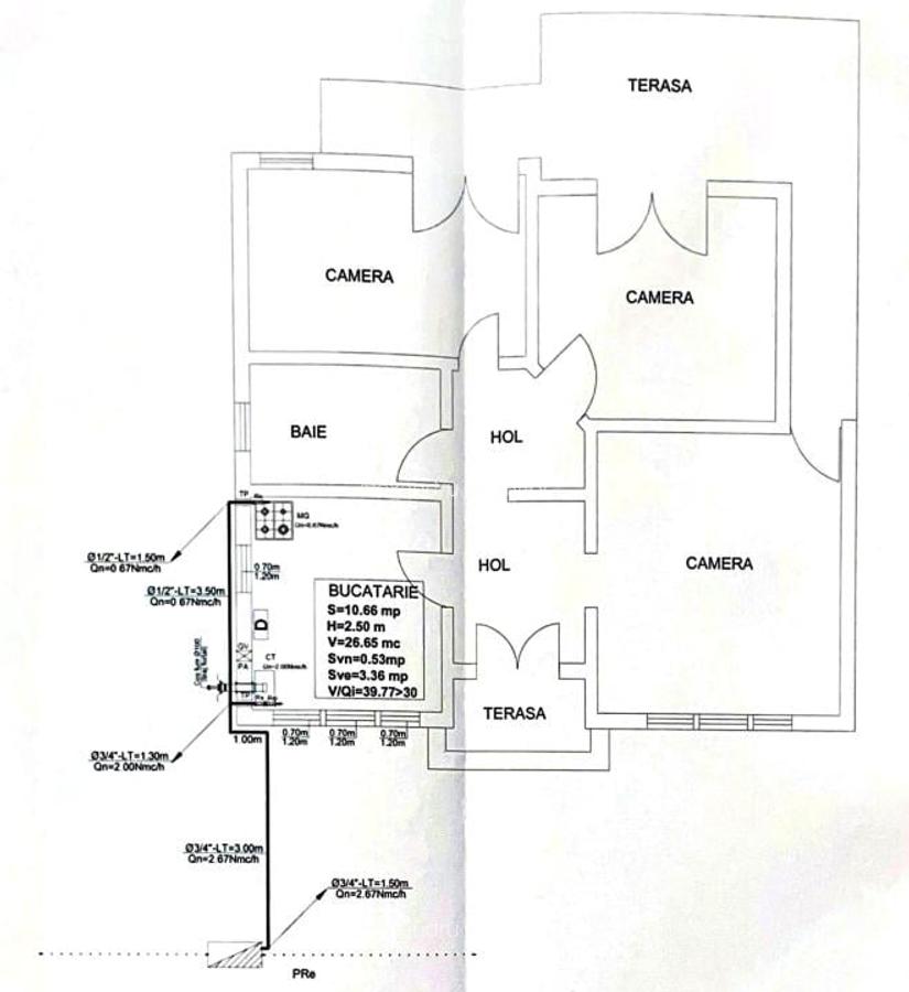 Casă cu 3 camere în Miroslava - 7