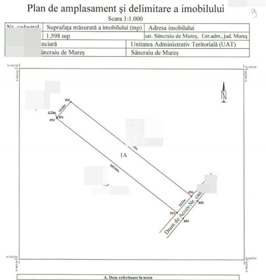 Teren 1 598 Mp De Vanzare, Panorama Superbă, Str Livezi, Sancrai - 2