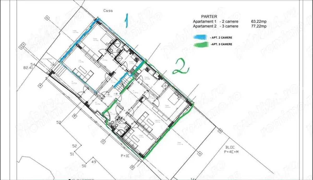 Apartament 2 camere, curte proprie 23mp, parter, Obor metrou 2 minute - 10