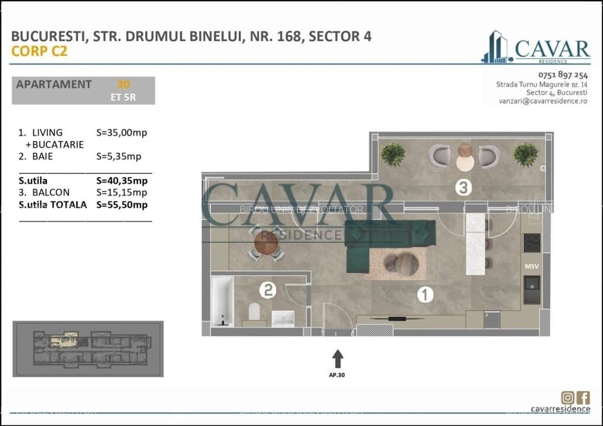 Proiect Cavar Residence Binelui 168 Direct Dezvoltator - 9 Proiect Cavar Residence Binelui 168 Direct Dezvoltator - 9
