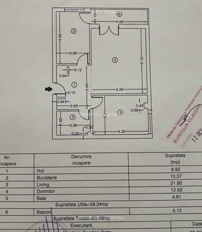 Apartament cu 2 camere 63.46 mp + loc de parcare - Otopeni - 12