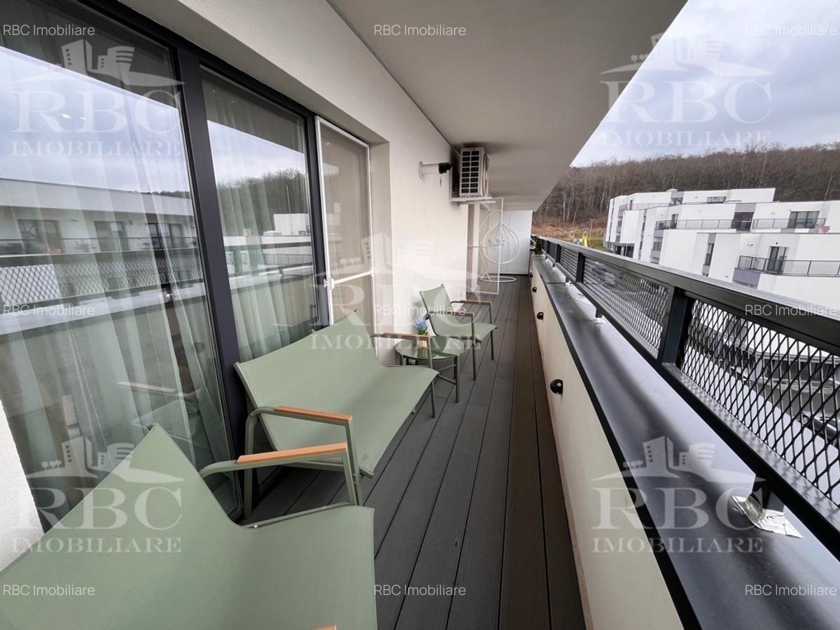 Apartament 2 camere cu parcare subterana in Iris și terasă cu priveliște - 21