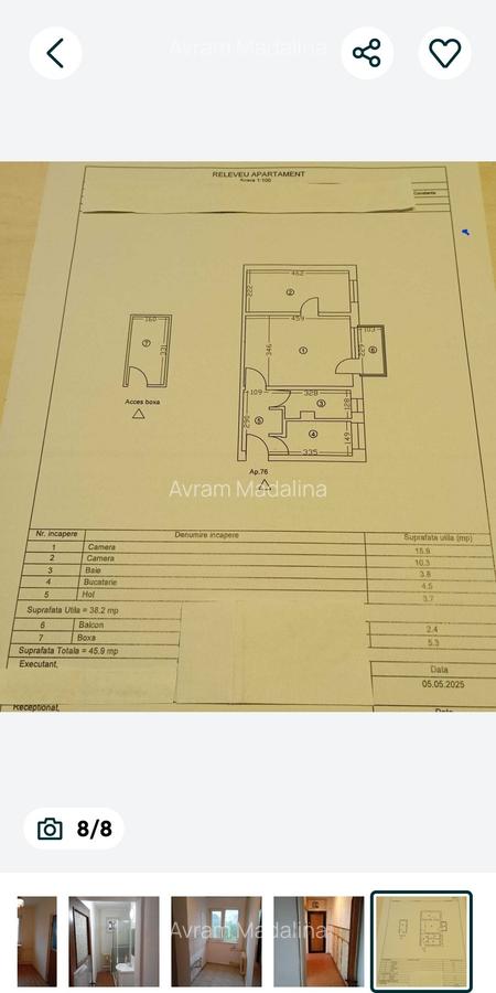 Inel 2_apartament 40mp,etaj 3,pret 64.000E - 5