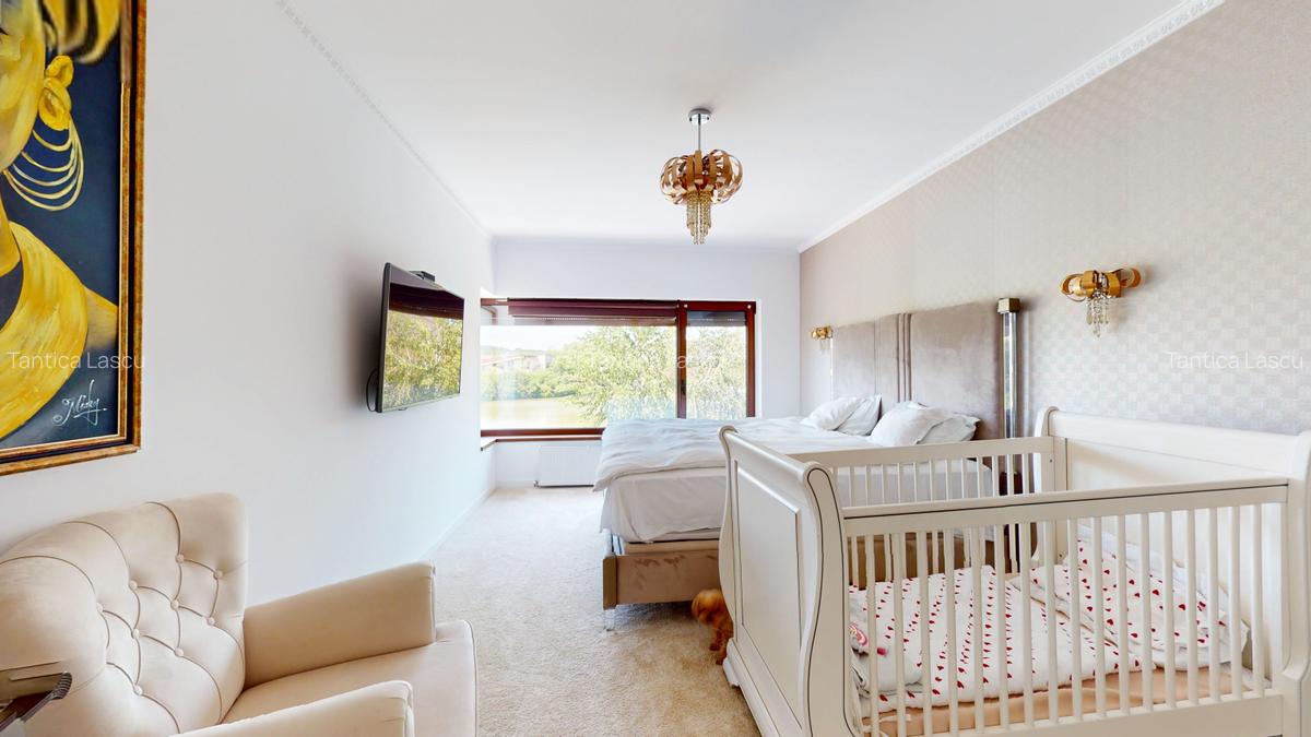 Imobil  de lux pe malul lacului cu ponton, complet mobilat si utilat - 25