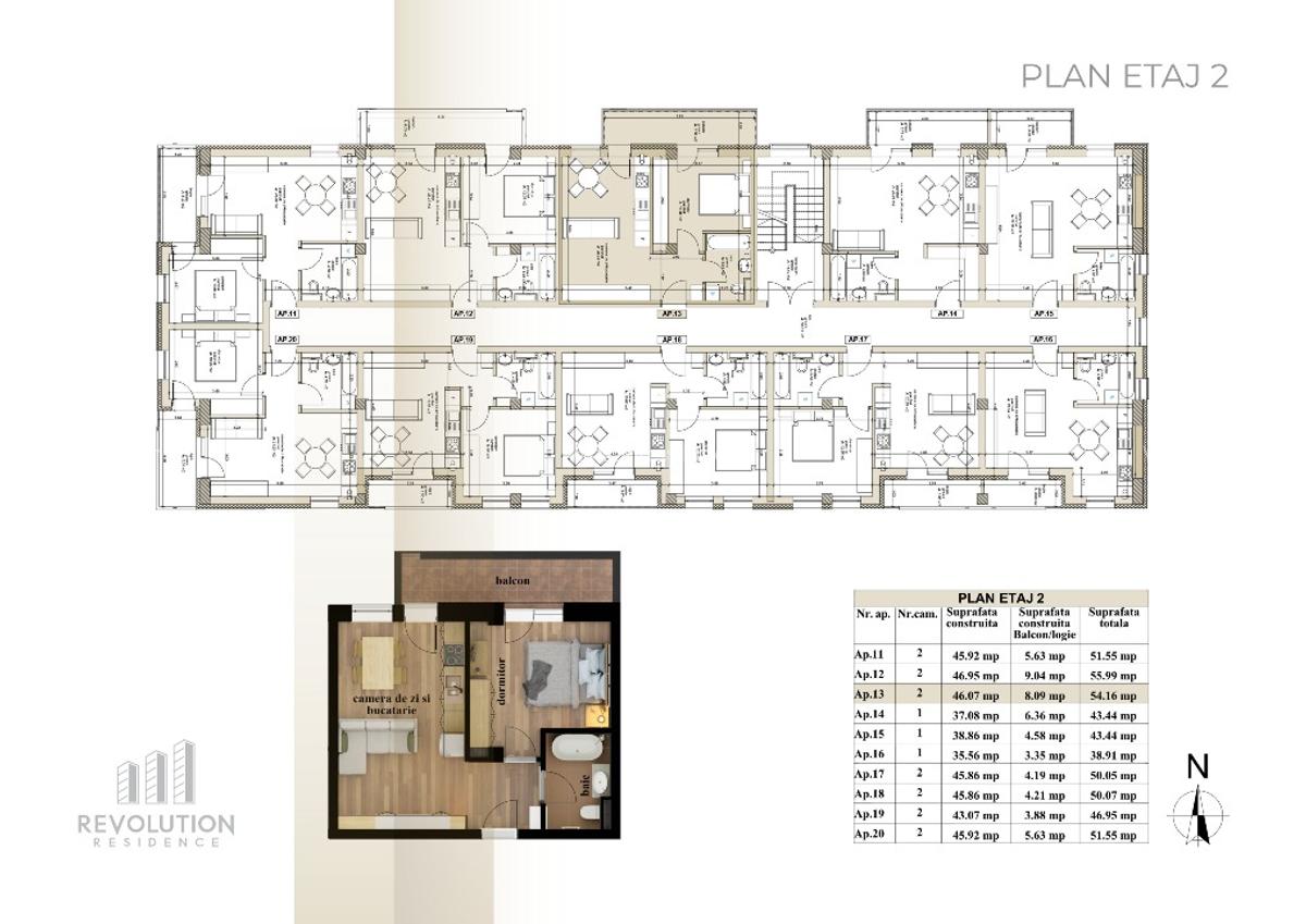 NEW! COMISION 0% - Apartamente cu 2 camere - Oltului 13A, Baia Mare - 7