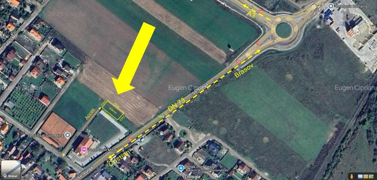 Teren Construcții intravilan de 836 mp, în Cristian - 10