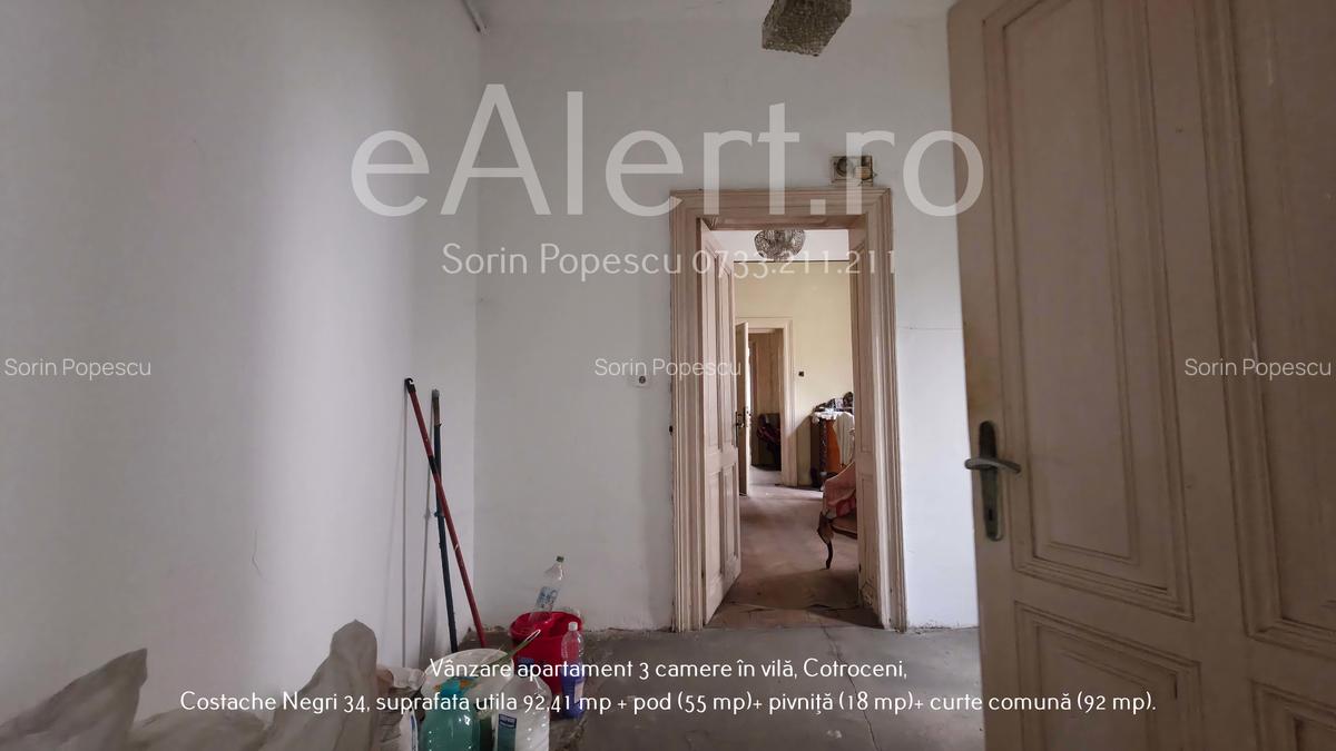Apartament cu 3 camere în vilă, Cotroceni – Costache Negri 34 - 46