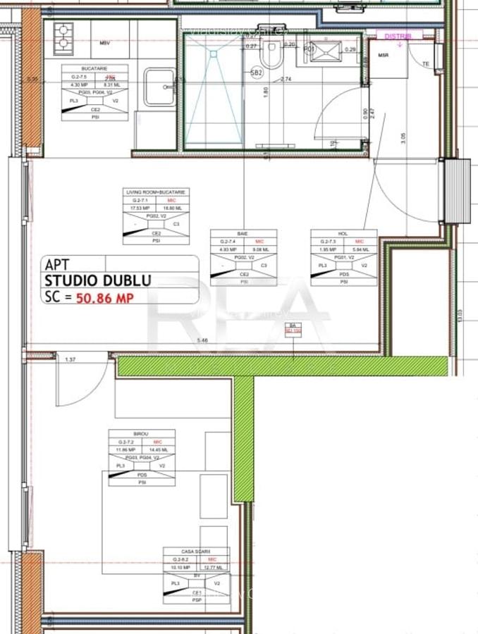 Studio Dublu in One Lake Club la 12 min Metrou Pipera - 8 Studio Dublu in One Lake Club la 12 min Metrou Pipera - 8