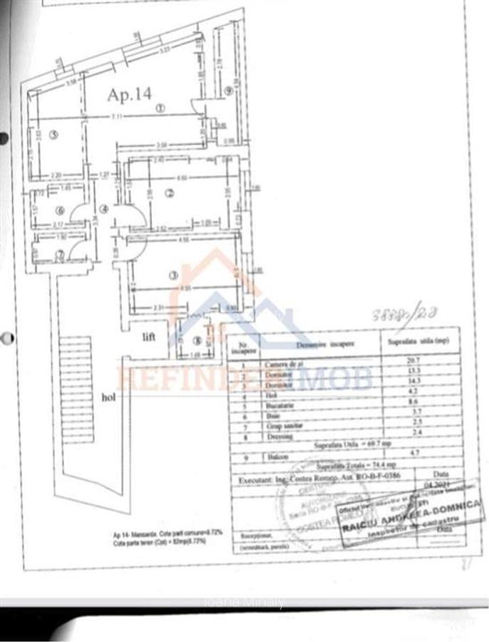 Apartament cu 3 camere decomandat, mobilat în Mihai Bravu - 8