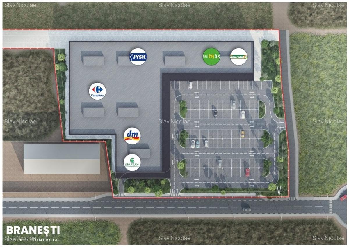 Teren Brănești langa LIDL cu potențial comercial - 2
