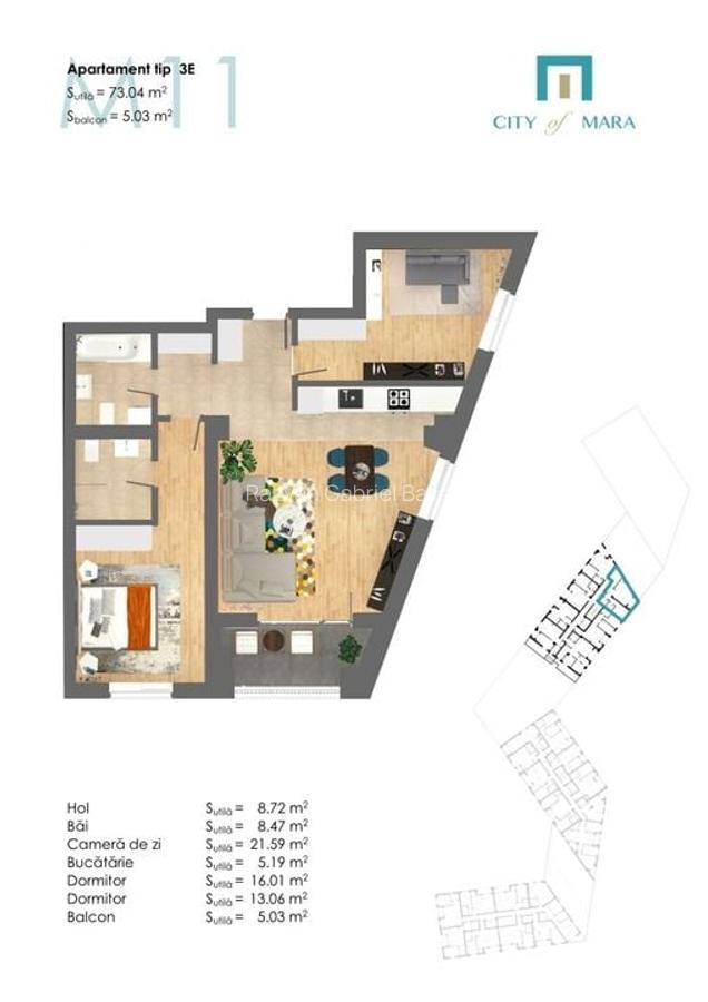 COMISION 0% | 2,3,4 Camere | City of Mara | Pozitie centrala - 7