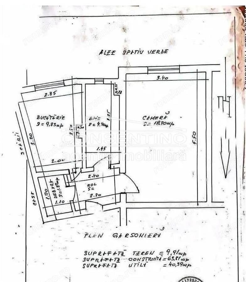 Se vinde garsoniera confort1sporit , Mioritei - 1