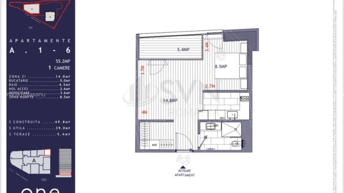 REA1016664 One Bedroom Studio I ONE VERDI PARK - 10
