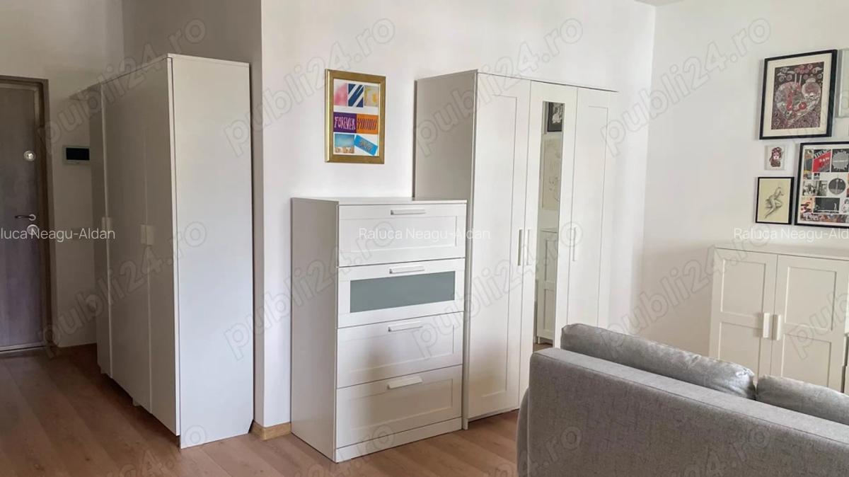 VIVALIA TIPOGRAFILOR inchiriere apartament 1.5 camere mobilat LOC PARCARE - 3