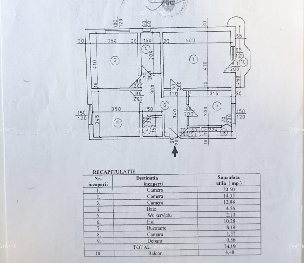 Apartament 3 camere, decomandat, 2 bai, vedere libera, Vitan. - 8