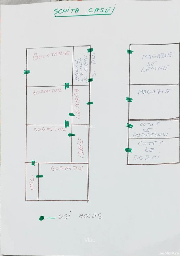 Casa de Vanzare Intabulata 287 de metri patra?i teren plus casa - 2
