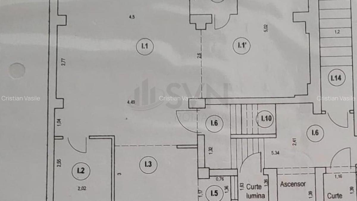Apartament cu 2 camere semidecomandat în Dorobanți - 11