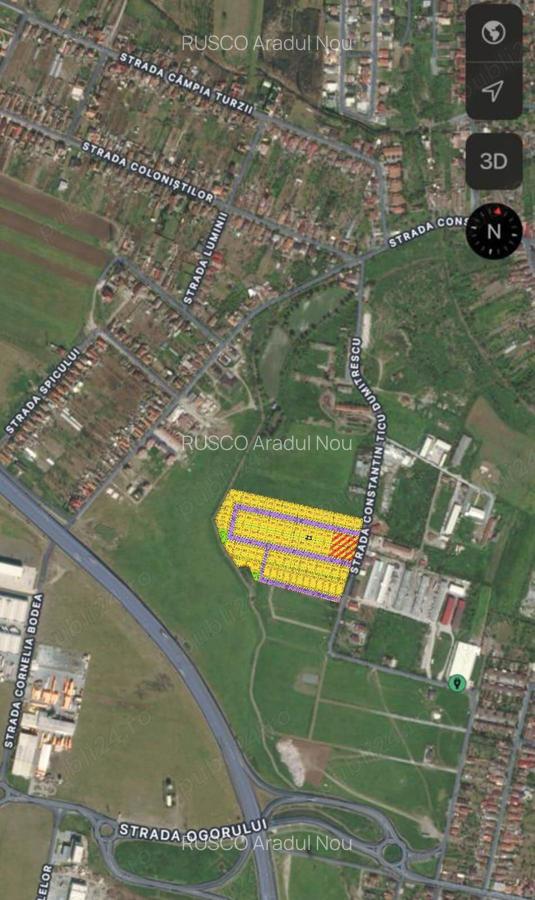 Teren Aradul Nou Ansamblu Locuinte Individuale - RUSCO - 35.000 EUR - 4