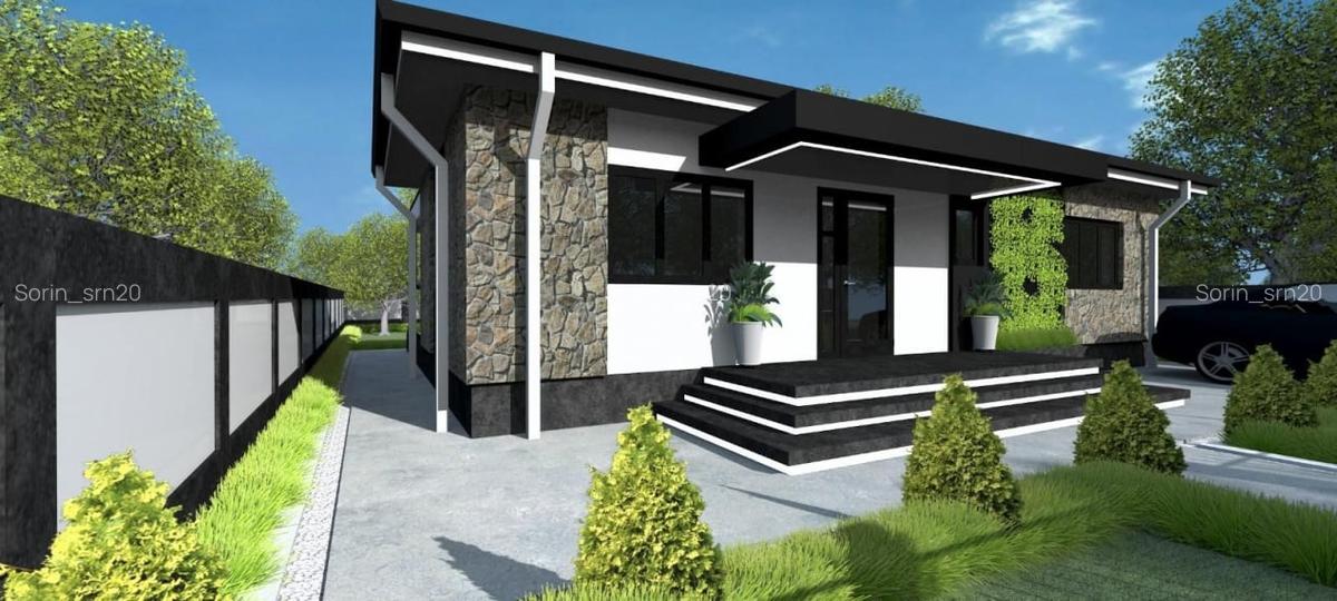 Cumpan- 4 camere la alb+ teren - 3