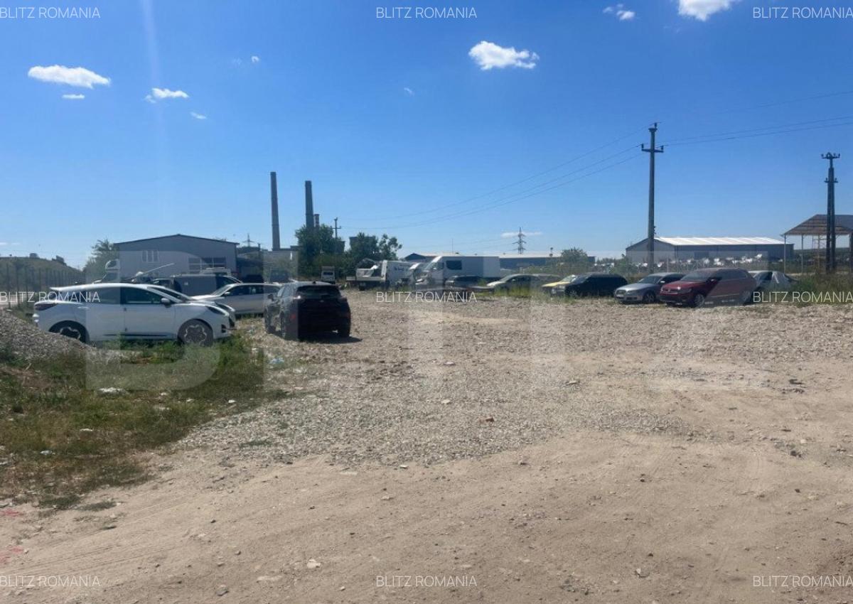 Teren 5000 mp cu hala de 280 mp in Isalnita, cu deschidere l - 7