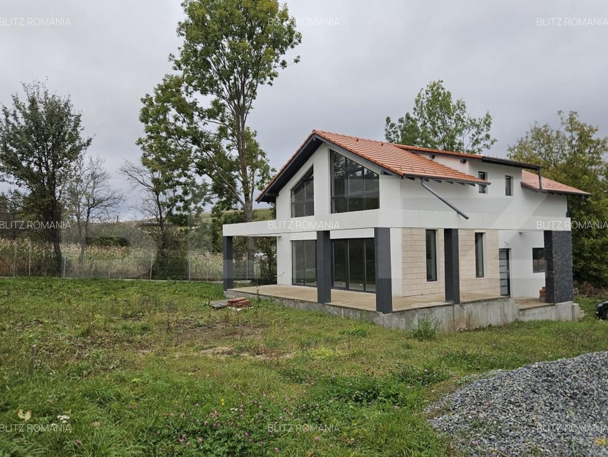 Oferta! Casa semifinisata, cu priveliste, 750 mp teren, Salicea - 5