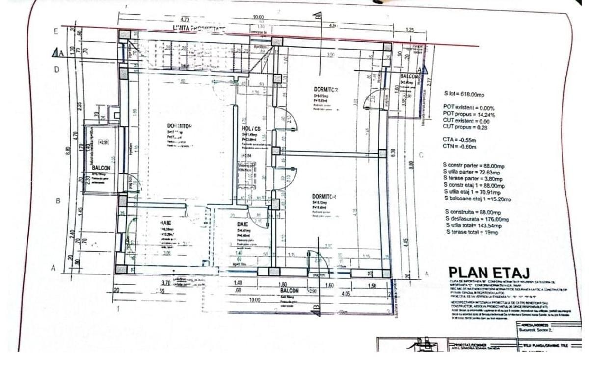 Vila 5 camere cu piscina,teren 618mp,constr.2011,Colentina-Andronache - 2