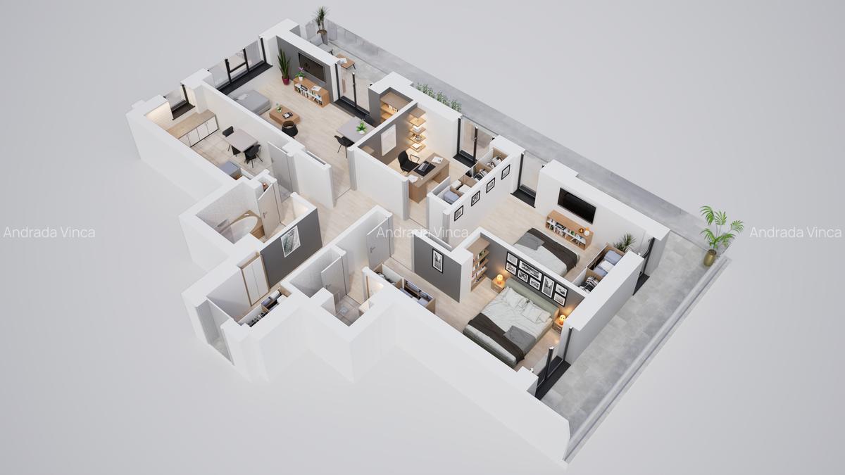 Apartament 4 camere în complex premium - 7
