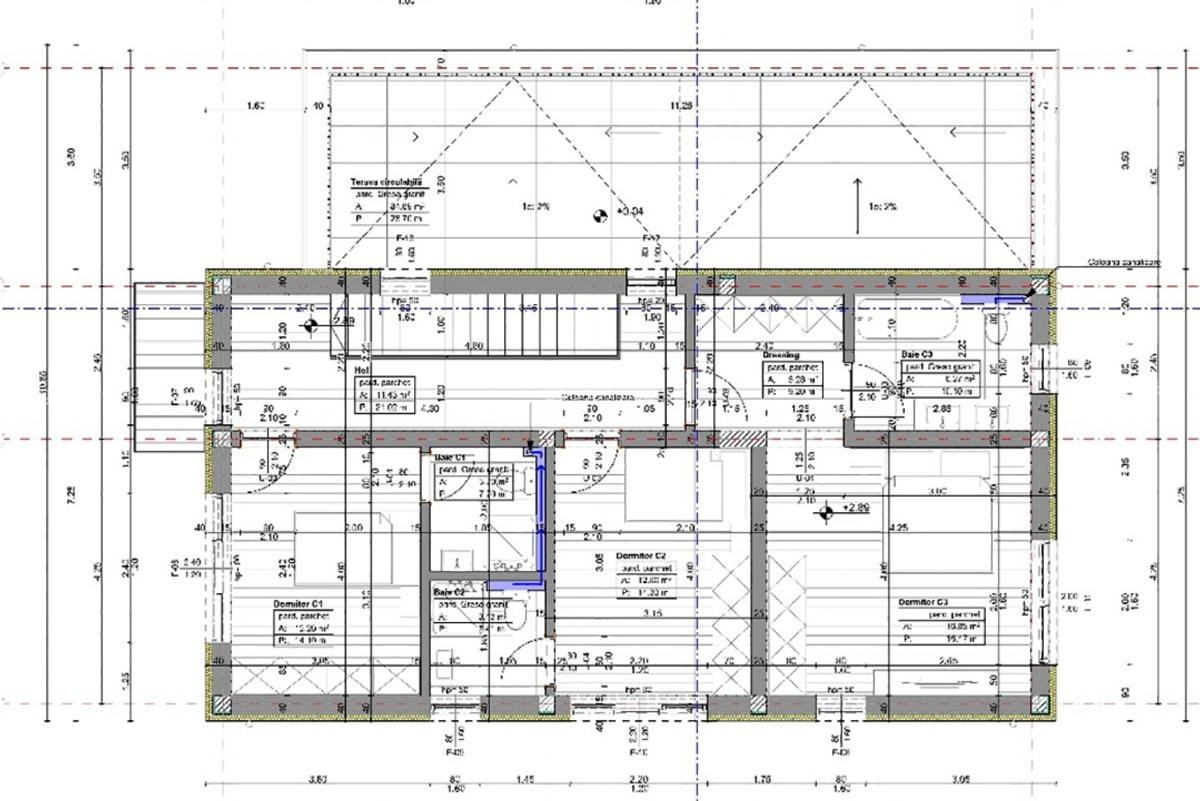 Casa individula, S180mp+ 40 mp terasa +21 mp garaj, teren 533 mp - 6
