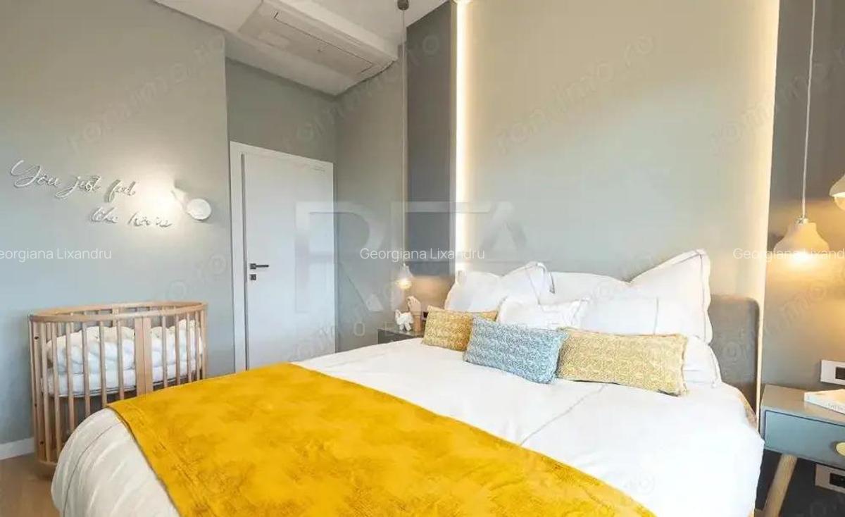 2 camere, penthouse, mobilat designer + 2 parcari Aviatiei Tower - 5