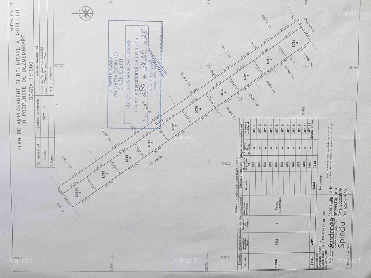 Teren Construcții intravilan de 760 mp, în Clinceni - 3
