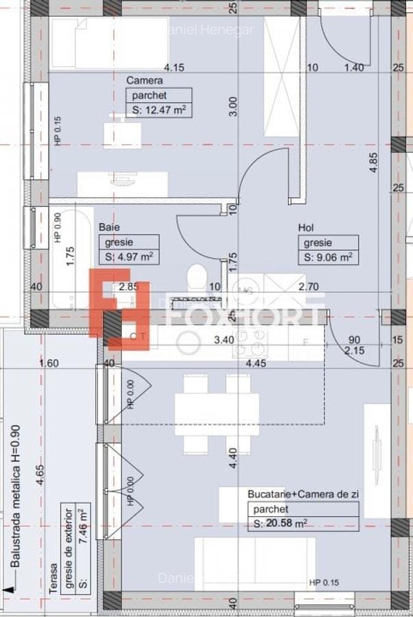 Apartament cu 2 camere decomandat în Giroc - 2