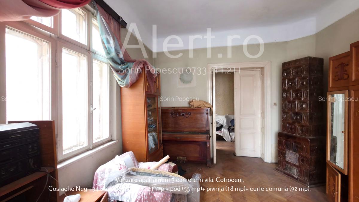 Apartament cu 3 camere în vilă, Cotroceni – Costache Negri 34 - 15