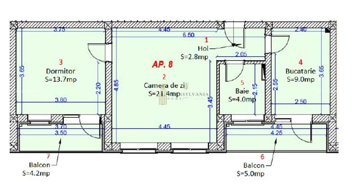 Apartament 2 camere decomandat- Zona Shopping City - 1