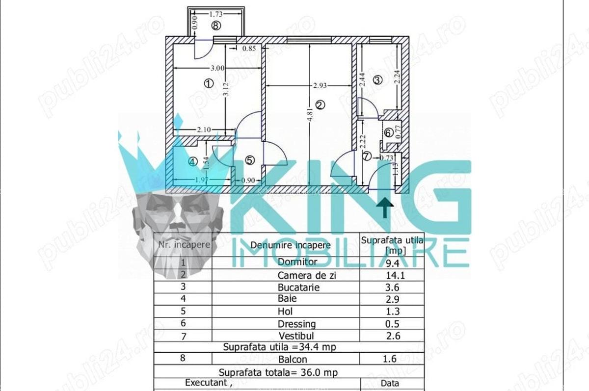 Apartament cu 2 camere semidecomandat, mobilat în Vitan - 10