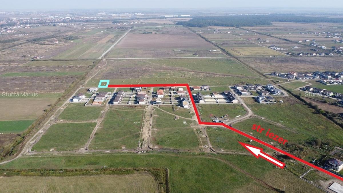 Parcela in cartier Serena 3 cu toate utilitatile strada Flautului - 2