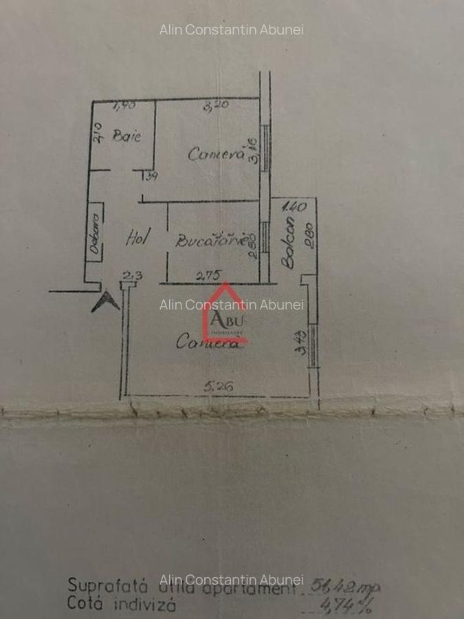 Apartament 2 camere, decomandat, Cug, Bloc 1987 - 8