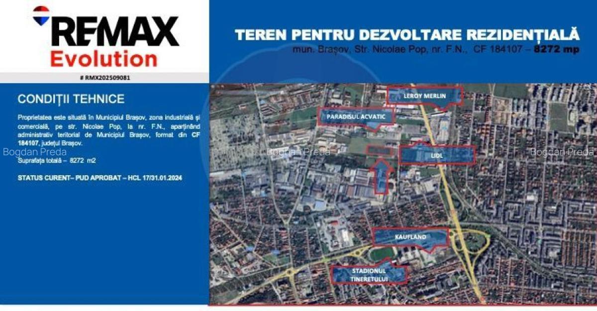 Teren pentru Dezvoltare Reziden?iala COMISION 0% - 3