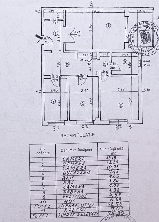 Apartament cu 3 camere, mobilat în Dristor - 8